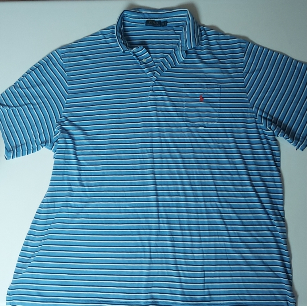 Polo Ralph Lauren Blue Striped Size 3XLT